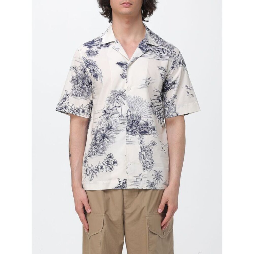 Moncler Shirt Men Blue